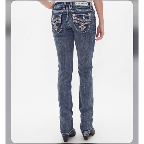 ROCK REVIVAL Kira Easy Straight Stretch Jean A. - Picture 1 of 16